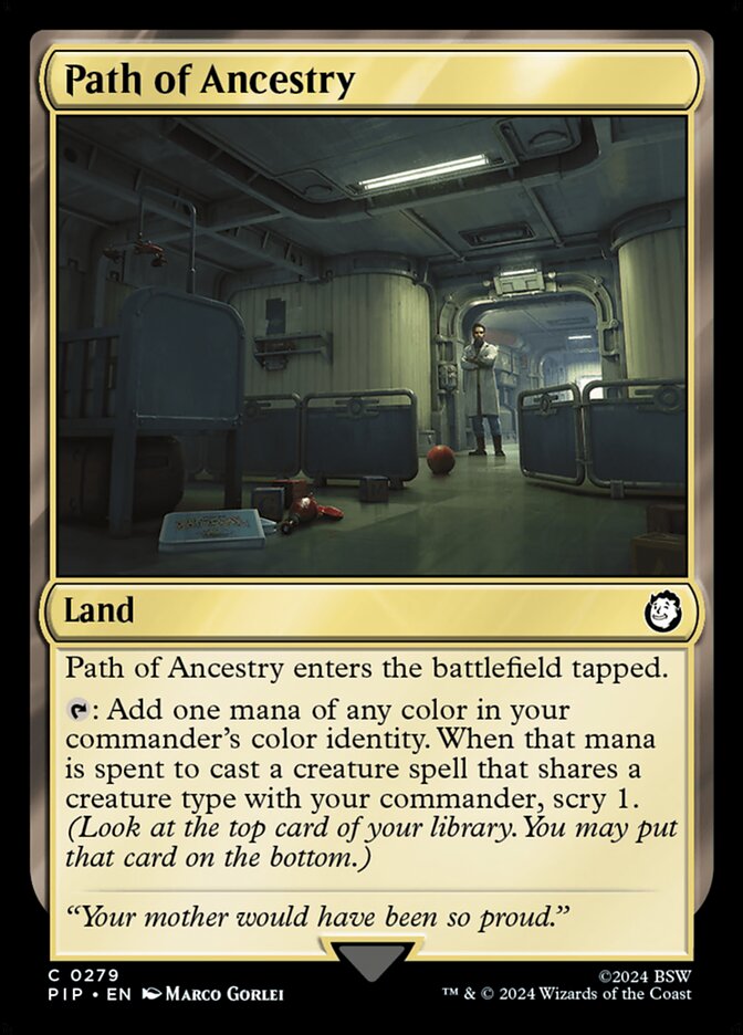 Magic the Gathering Card - Path of Ancestry - MTG Circle