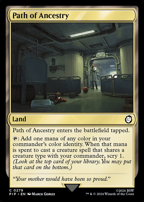 Magic the Gathering Card - Path of Ancestry - MTG Circle