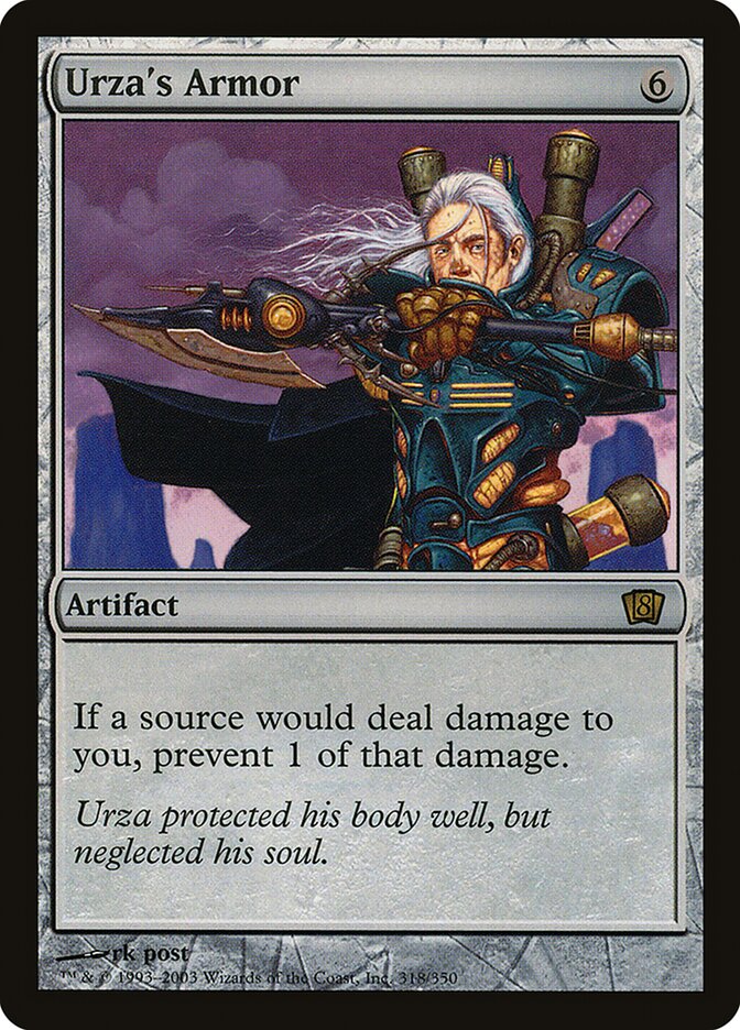 Magic the Gathering Card - Urza's Armor - MTG Circle