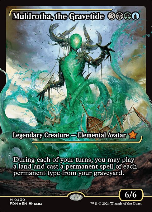 Magic the Gathering Card - Muldrotha, the Gravetide - MTG Circle