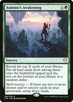 Magic the Gathering Card - Animist's Awakening - MTG Circle