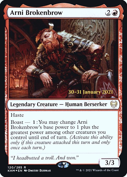 Magic the Gathering Card - Arni Brokenbrow - MTG Circle