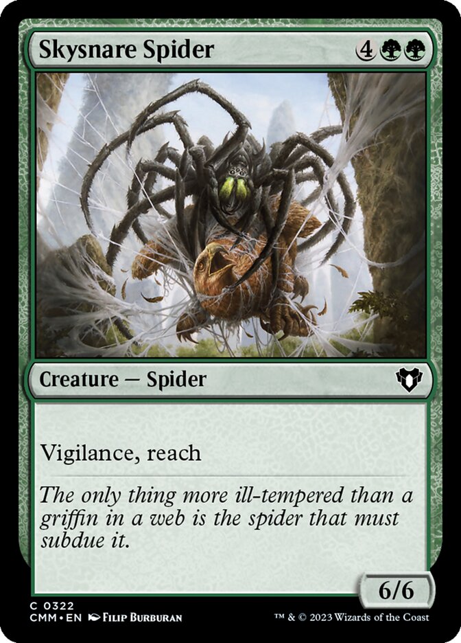 Magic the Gathering Card - Skysnare Spider - MTG Circle