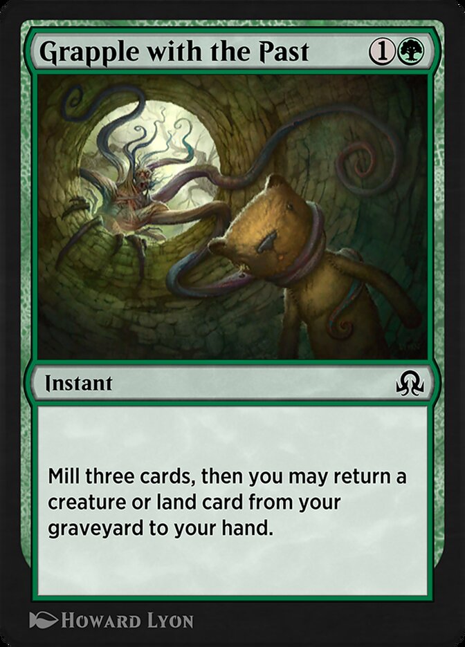 Magic the Gathering Card - Grapple with the Past - MTG Circle