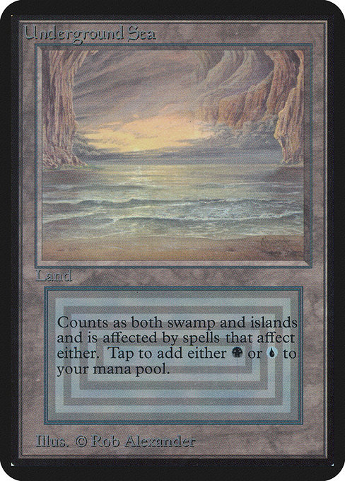 Magic the Gathering Card - Underground Sea - MTG Circle