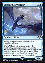 Magic the Gathering Card - Volatile Stormdrake - MTG Circle