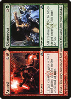 Magic the Gathering Card - Armed // Dangerous - MTG Circle