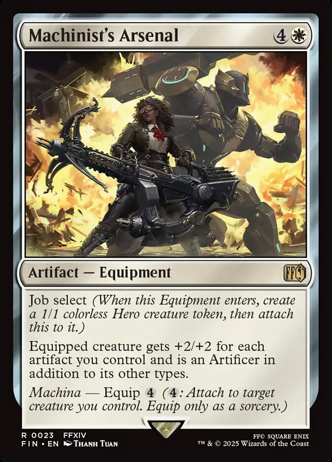 Magic the Gathering Card - Machinist's Arsenal - MTG Circle