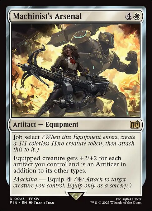 Magic the Gathering Card - Machinist's Arsenal - MTG Circle