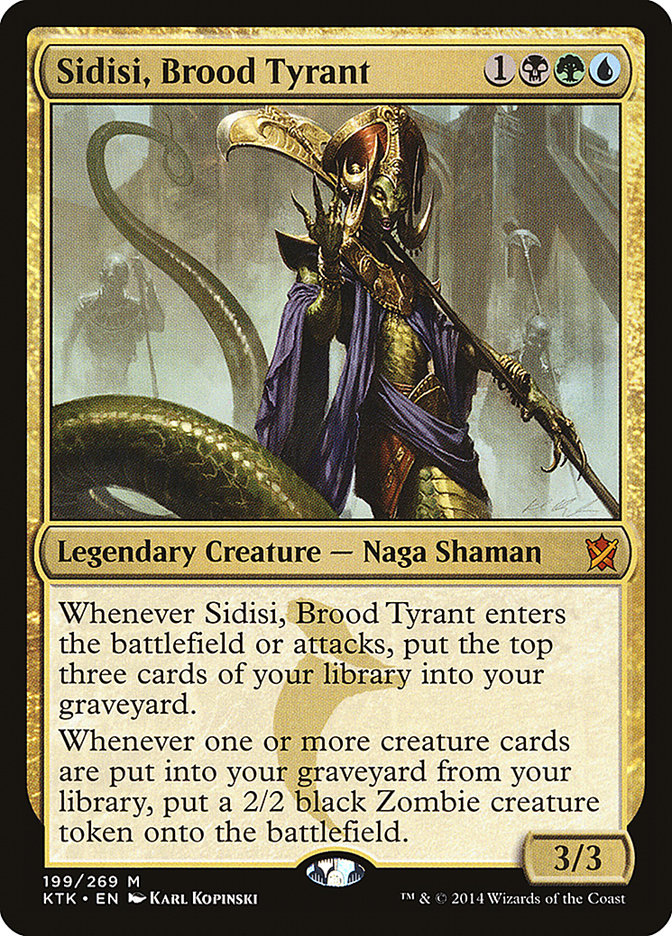 Magic the Gathering Card - Sidisi, Brood Tyrant - MTG Circle