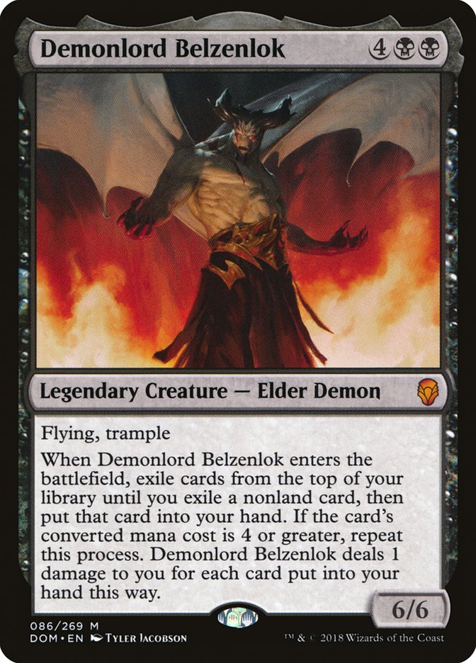 Magic the Gathering Card - Demonlord Belzenlok - MTG Circle