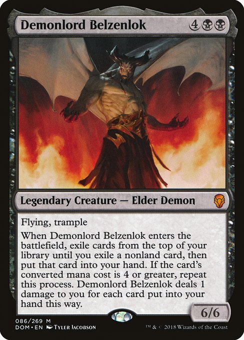 Magic the Gathering Card - Demonlord Belzenlok - MTG Circle