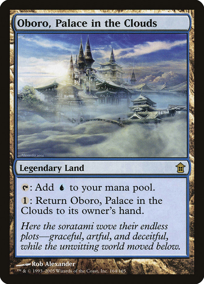 Magic the Gathering Card - Oboro, Palace in the Clouds - MTG Circle