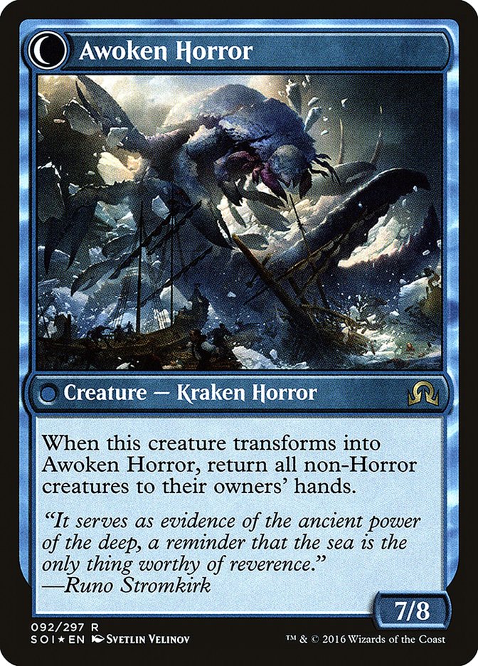 Magic the Gathering Card - Awoken Horror - MTG Circle