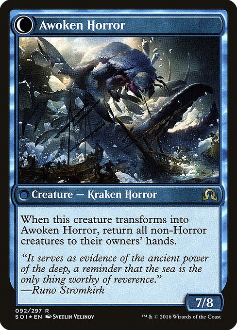 Magic the Gathering Card - Awoken Horror - MTG Circle