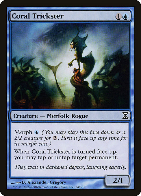 Magic the Gathering Card - Coral Trickster - MTG Circle