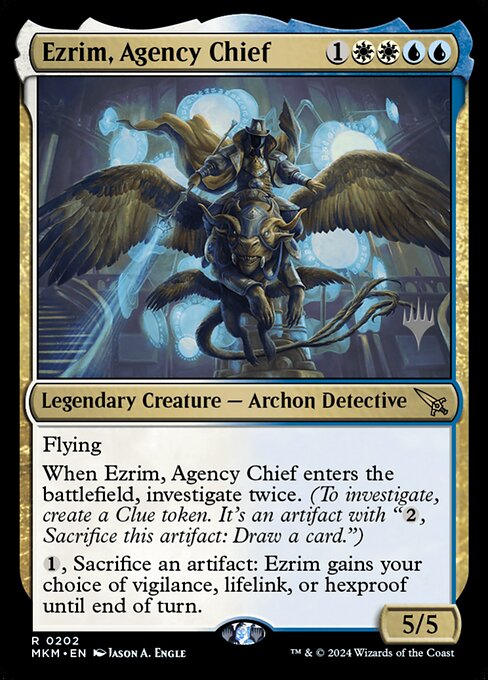 Magic the Gathering Card - Ezrim, Agency Chief - MTG Circle