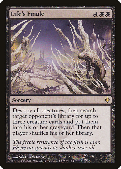 Magic the Gathering Card - Life's Finale - MTG Circle