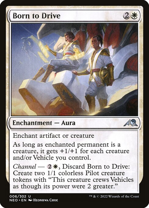 Magic the Gathering Card - Born to Drive - MTG Circle