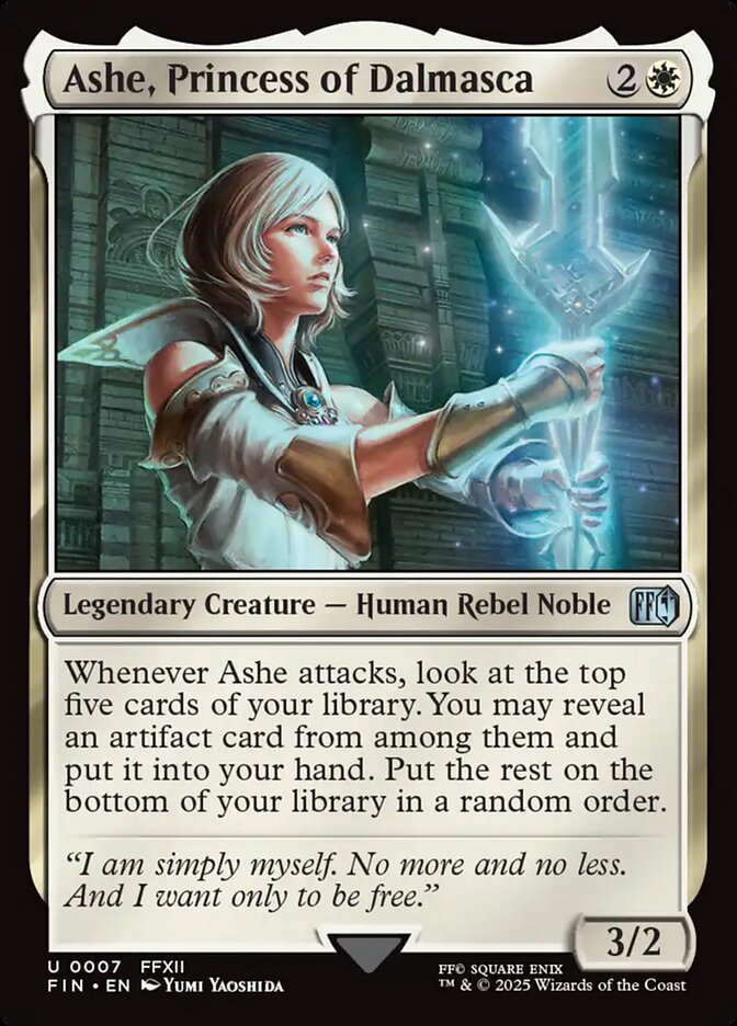 Magic the Gathering Card - Ashe, Princess of Dalmasca - MTG Circle