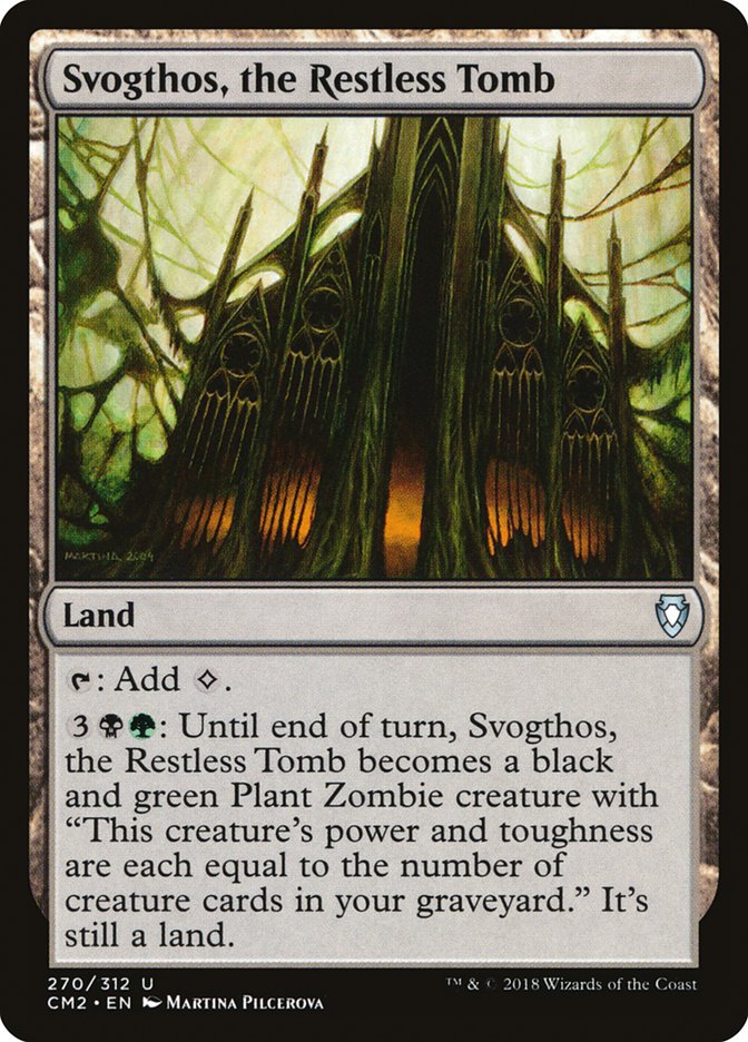Magic the Gathering Card - Svogthos, the Restless Tomb - MTG Circle