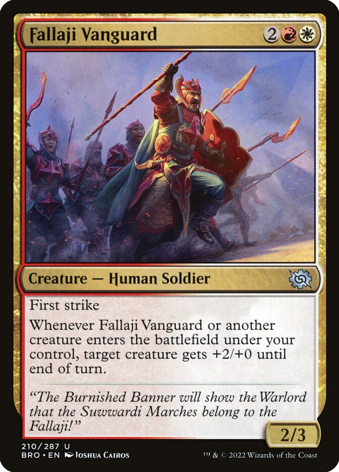 Magic the Gathering Card - Fallaji Vanguard - MTG Circle
