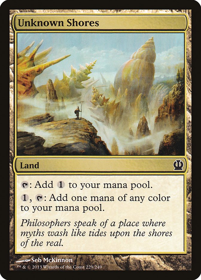 Magic the Gathering Card - Unknown Shores - MTG Circle