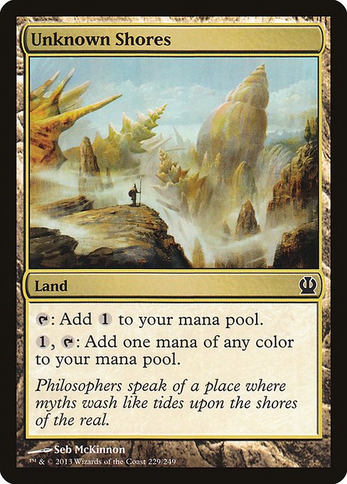 Magic the Gathering Card - Unknown Shores - MTG Circle