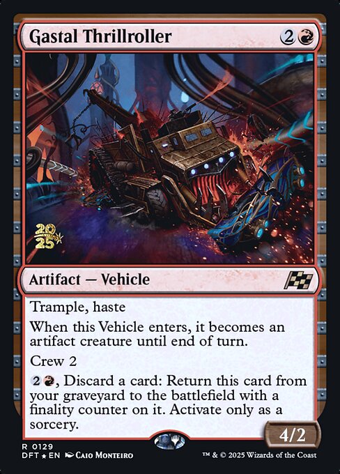 Magic the Gathering Card - Gastal Thrillroller - MTG Circle