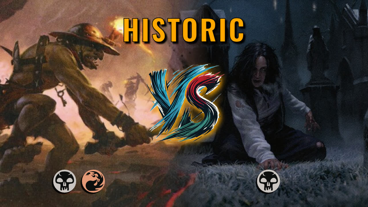 Watch MTG Arena Historic Video - Rakdos Aggro by CunicoliGoblin VS Mono Black Midrange by PrBatblind - f425f0