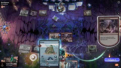 Watch MTG Arena Video Replay - Temur Cauldron by CunicoliGoblin VS Golgari Aggro by Hawkmoon - Standard Play