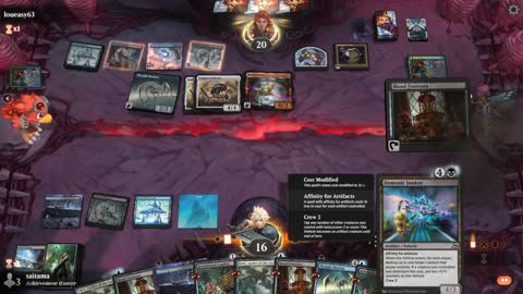 Watch MTG Arena Video Replay - Dimir Midrange by saitama VS Izzet Control by loueasy63 - Historic Play