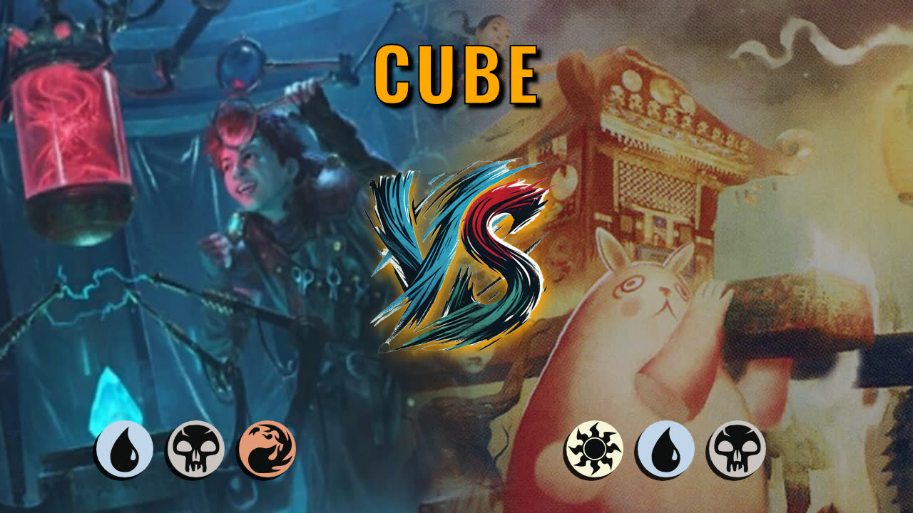 Watch MTG Arena Cube Video - Grixis Midrange by DamienF16 VS Esper Midrange by Man - 039013