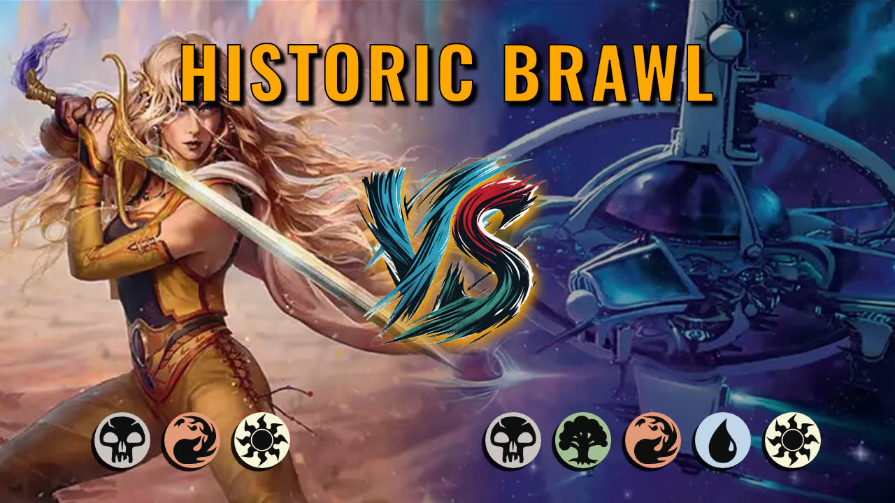 Watch MTG Arena Historic Brawl Video - Celes, Rune Knight by translove228 VS Infinite Guideline Station by justjoshing - 1a27e3