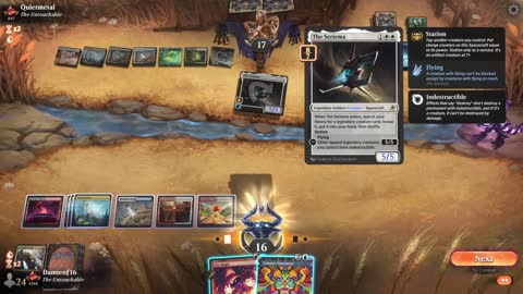 Watch MTG Arena Video Replay - Jeskai Control by DamienF16 VS Bant Midrange by Quietmetal - Traditional Standard Ranked