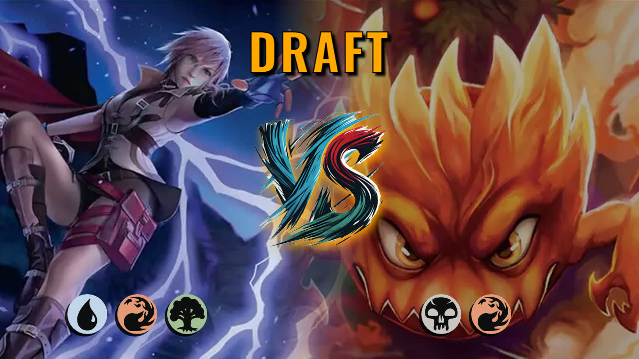 Watch MTG Arena Draft Video - Temur Midrange by DamienF16 VS Rakdos Midrange by Solcrux - 50c991