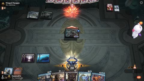 Watch MTG Arena Video Replay - Dimir Midrange by DamienF16 VS Simic Midrange by Winged Paragon - Premier Draft