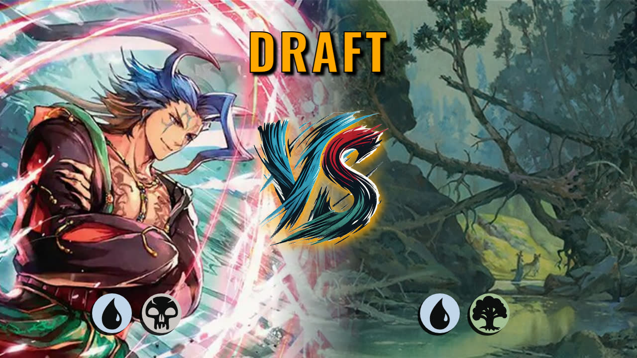 Watch MTG Arena Draft Video - Dimir Midrange by DamienF16 VS Simic Midrange by Winged Paragon - 83d034