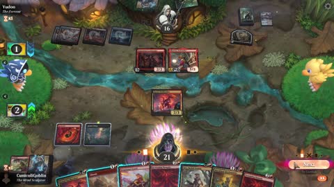 Watch MTG Arena Video Replay - Rakdos Aggro by CunicoliGoblin VS Grixis Aggro by Vudoo - Alchemy Play