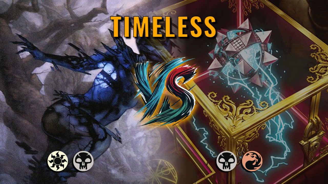 Watch MTG Arena Timeless Video - Orzhov Midrange by saitama VS Rakdos Midrange by Artem108 - 92abe8