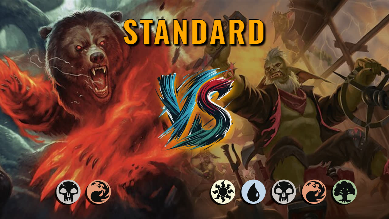 Watch MTG Arena Standard Video - Rakdos Aggro by Yhwach VS 5 Color Aggro by Ale dos Goblins - 1b0b63