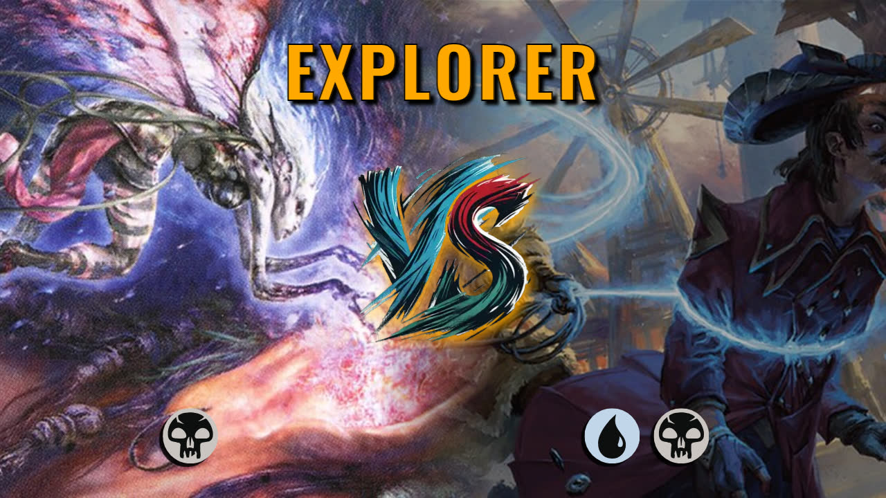 Watch MTG Arena Explorer Video - Mono Black Midrange by Numbskull VS Dimir Midrange by TMY - 037304