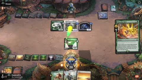Watch MTG Arena Video Replay - WUBG Midrange by DamienF16 VS WURG Midrange by Dwaze - Premier Draft