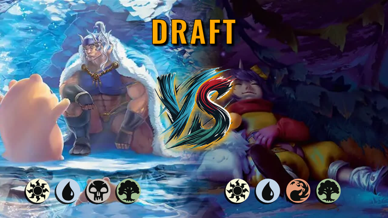 Watch MTG Arena Draft Video - WUBG Midrange by DamienF16 VS WURG Midrange by Dwaze - 3503ca