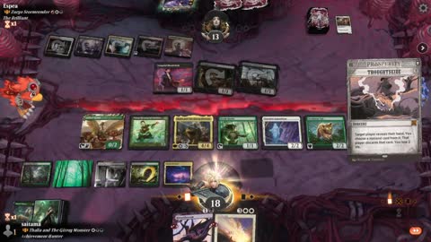 Watch MTG Arena Video Replay - Thalia and The Gitrog Monster by saitama VS Zurgo Stormrender by Espea - Historic Brawl