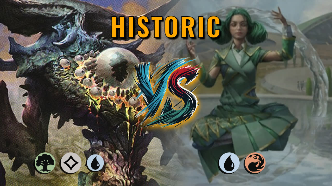 Watch MTG Arena Historic Video - Simic Control by Hawk Atankewo VS Izzet Aggro by docste - 01fcb2