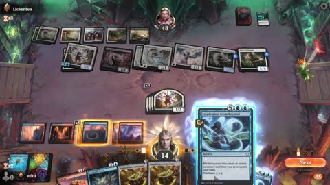 Watch MTG Arena Video Replay - Izzet Midrange by utku VS Orzhov Aggro by LickerTea - Standard Ranked
