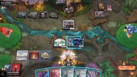 Watch MTG Arena Video Replay - Izzet Control by CunicoliGoblin VS Mardu Aggro by BurtonElsley - Alchemy Event
