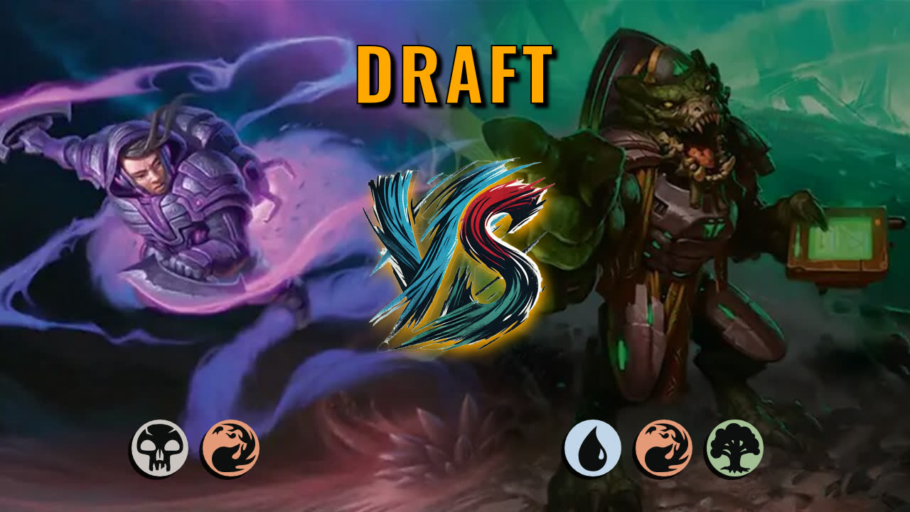 Watch MTG Arena Draft Video - Rakdos Midrange by DamienF16 VS Temur Midrange by GomletX - a8fb7c