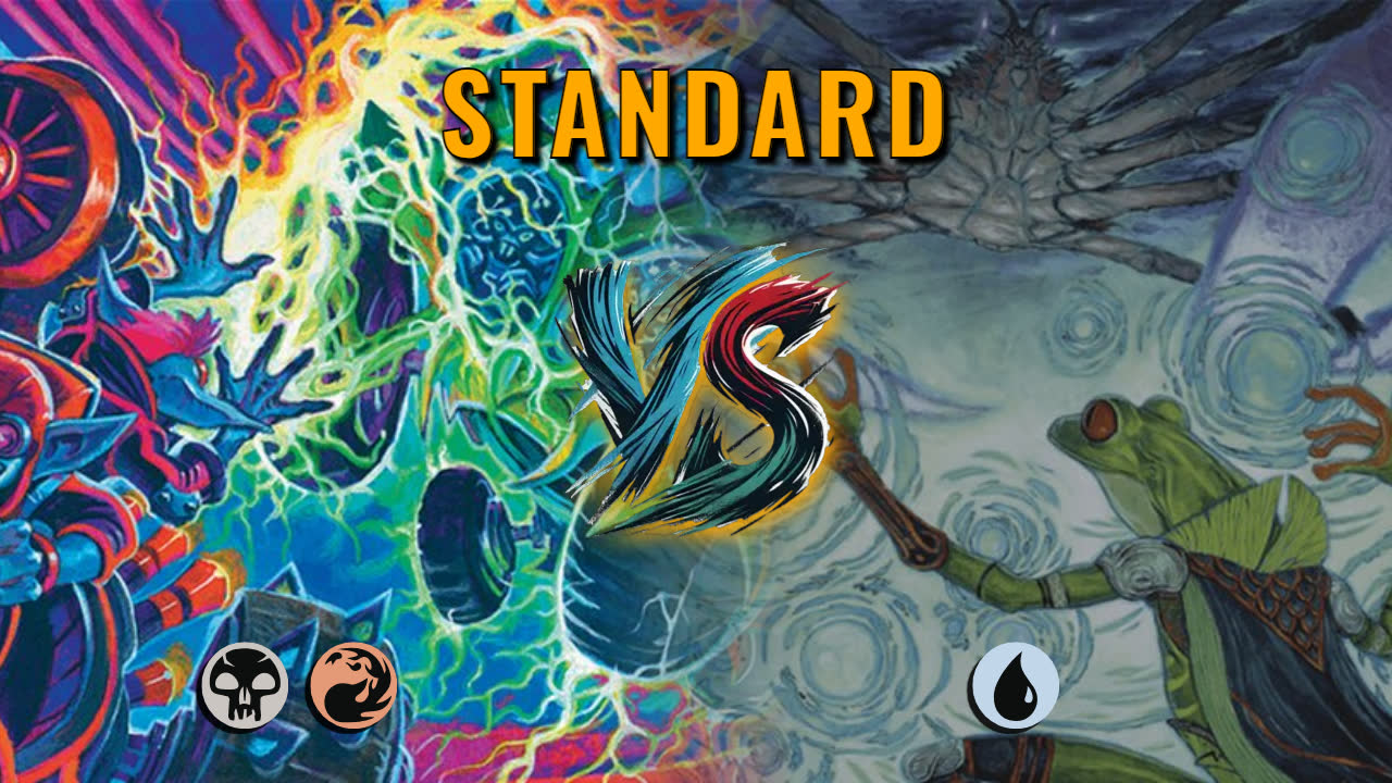 Watch MTG Arena Standard Video - Rakdos Aggro by SwerteSaTrese VS Mono Blue Midrange by J.D. - 50c97c